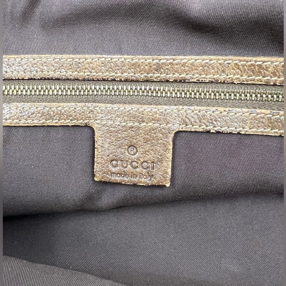 Gucci Pelham Monogram Canvas Studded Shoulder Bag - Picture 12 of 13